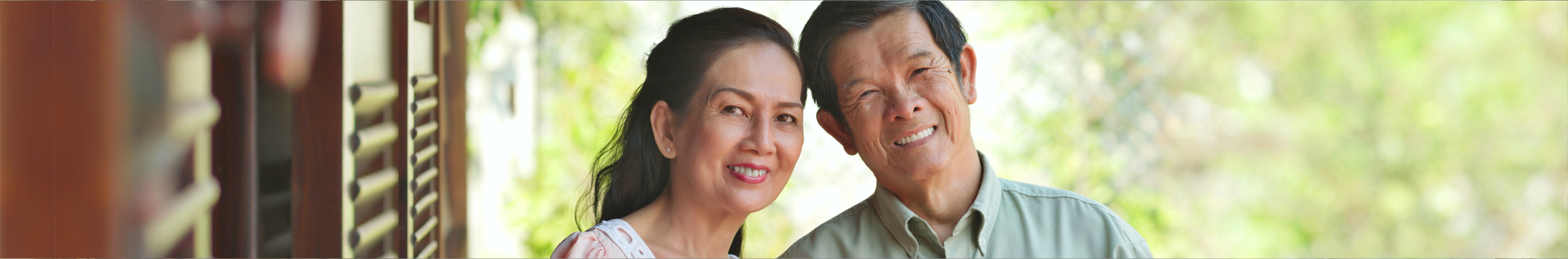 happy elderly couple